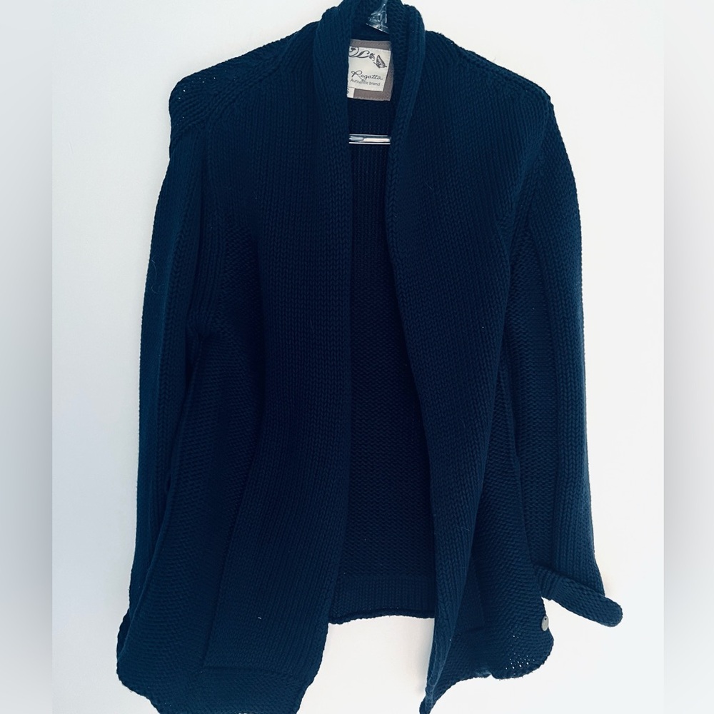 Regatta women’s navy blue cardigan open sweater new